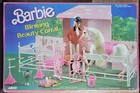 Vintage Arco Barbie Doll Blinking Beauty Corral Horse Pony Stable Playset