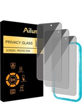 Ailun 3 Pack for iPhone 17 Pro Privacy Screen Protector 6.3 inch with...