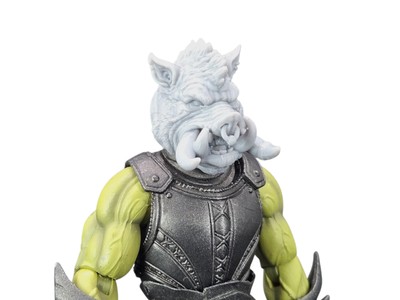 Custom 3d Printed Brutal Piglin sculpt For Mythic Legions 1/12 Scale 