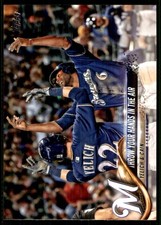 Christian Yelich  Lorenzo Cain CPC,VC 2018 TU #US65 Brewers MLB