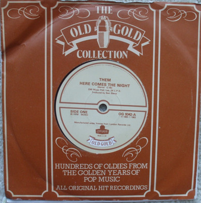 Them / Ten Years After - Here Comes The Night / Love Like A Man EX- 45 - OG 9342