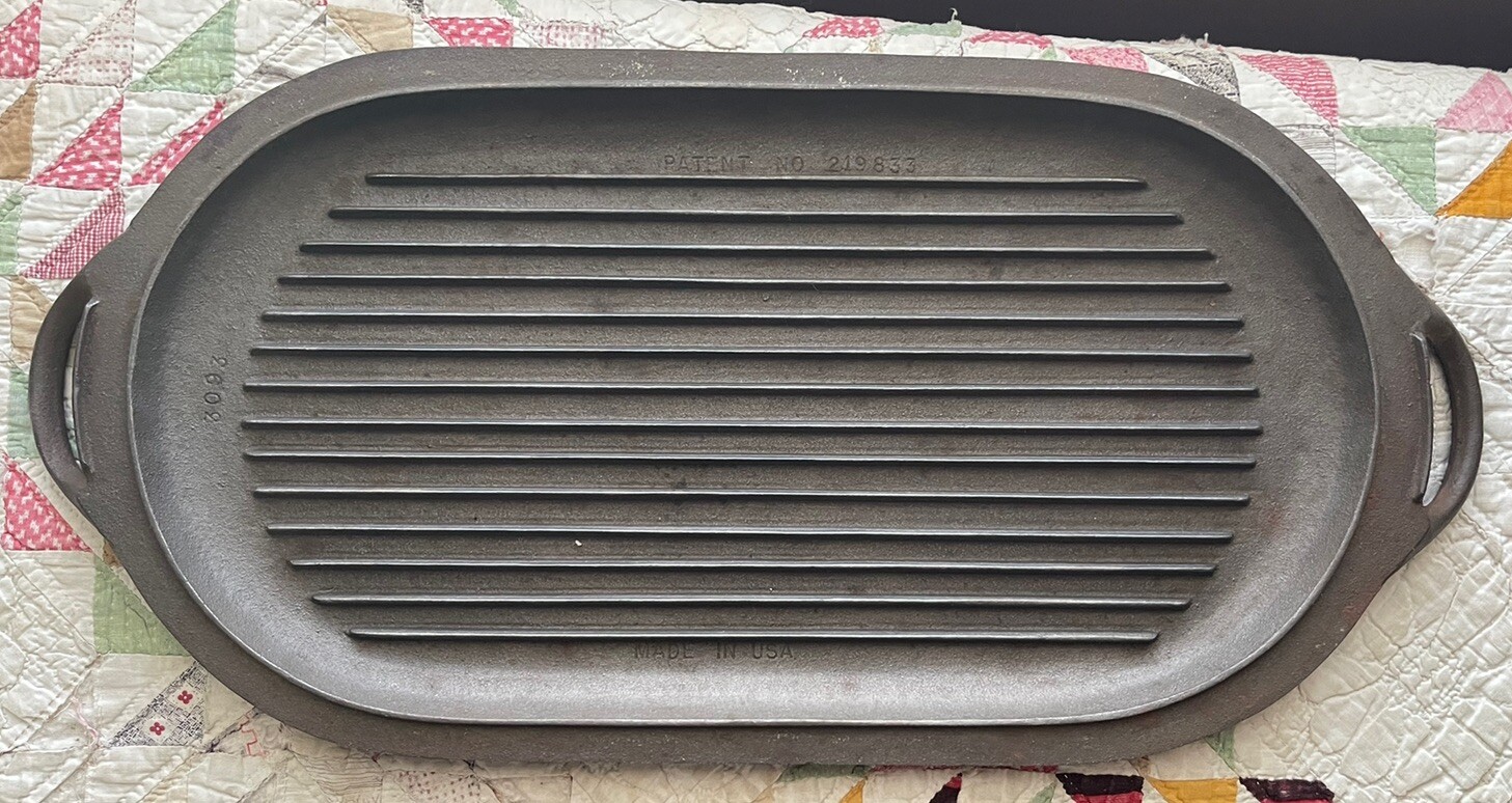 VINTAGE CAST IRON SPORTSMAN COVER GRIDDLE eBay