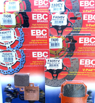 EBC Bremsbeläge Für ATV & Geländefahrzeuge – Radius-geschliffen, Asbestfrei, In WG-Serie Für Offroad