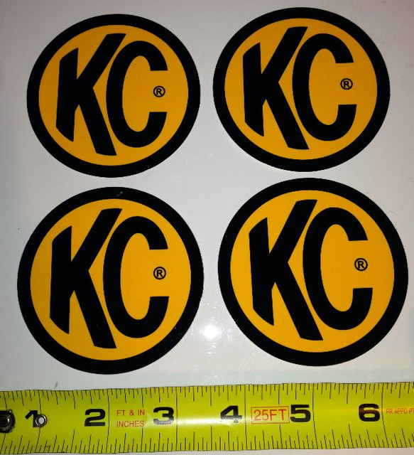 KC HiLites Stickers 3x3 Decals Lights Daylighter LED HID Cover Fog Mount K C for sale online eBay