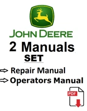 John Deere 2027R 2032R Tractors Technical Manual Service Operators Repair USB
