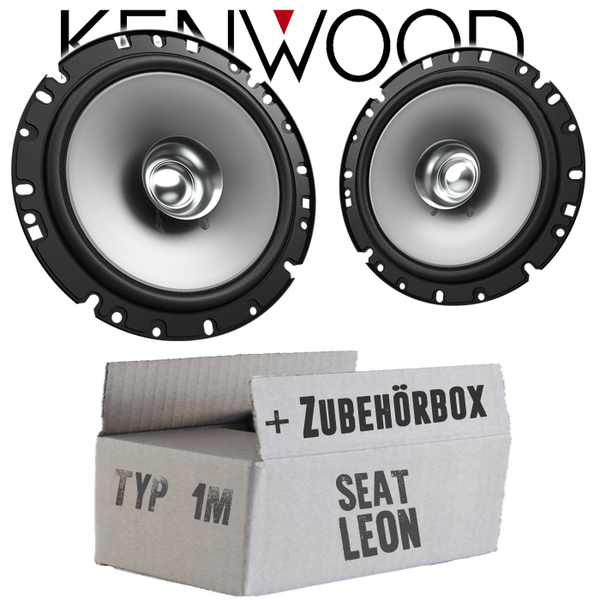 Kenwood Lautsprecher FüR Seat Leon 1M 16Cm Koax Auto KFZ EinbauzubehöR Einbauset-image