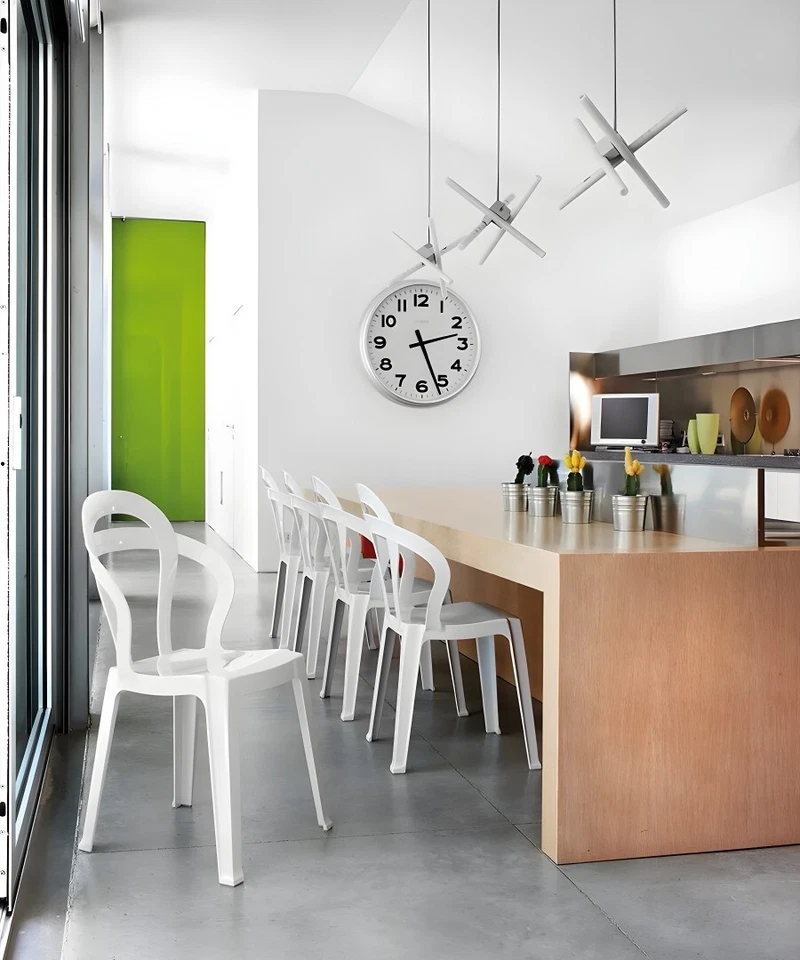 SCAB DESIGN SET 2 SEDIE SEDIA CASA BAR RISTORANTI CERIMONIE TITÌ POLICARBONATO - Immagine 4 di 4