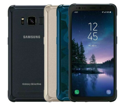 New Sealed Samsung Galaxy S8 Active 64GB AT&T 4G Smartphone 5.8" Fast Shipping 