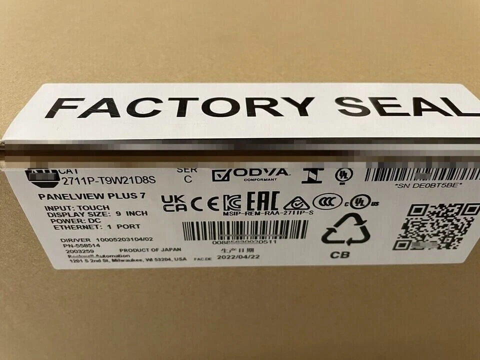 2711P-T9W21D8S New Allen-Bradley AB PanelView Plus 7 Standard 9 W Terminal - Image 3 of 4