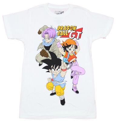 Dragon Ball Z GT Juniors Girls T-Shirt - Trio Under Gt Logo