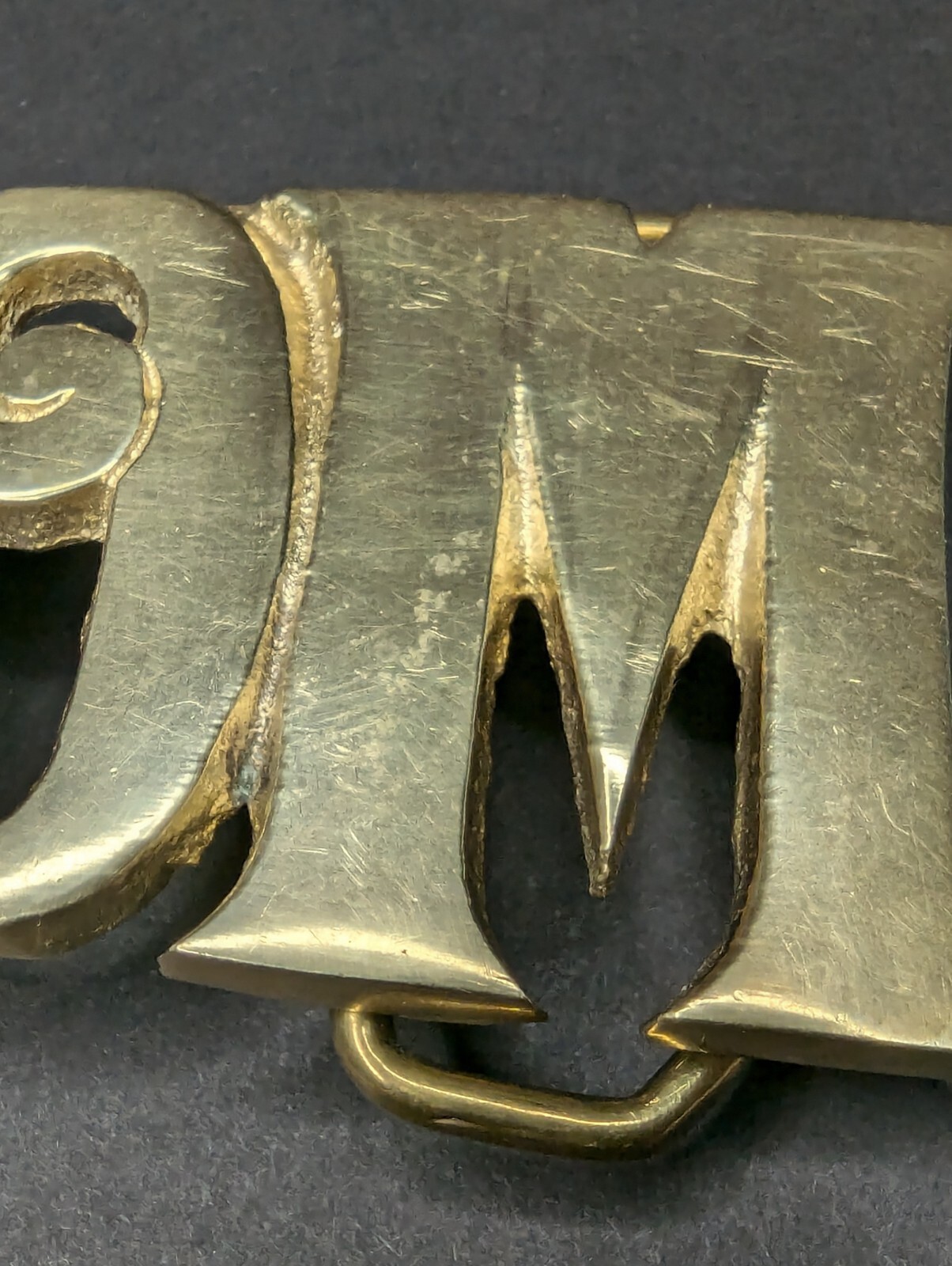 Vintage Solid Brass Personalized Name Letters "TO… - image 4