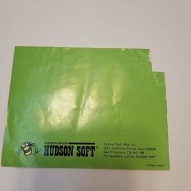 Hudson's Adventure Island - Nintendo NES Cartridge Authentic Tested with Manual