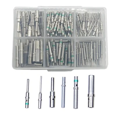 MOCW 180 Pcs for Deutsch Connector Pins and Sockets Solid Contacts Size 12 16 20 M...