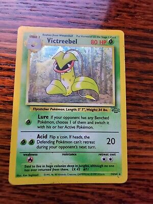 Carta Antiga Pokemon Victreebel 14/64 Holo Rare Jungle Original Card