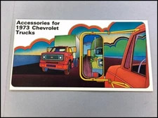 1973 Chevrolet Factory Original Accessories Truck Sales Brochure Catalog