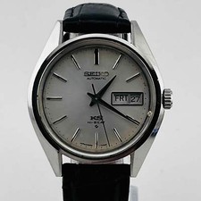 SEIKO KS HI-BEAT 5626-7110 AUTOMATIC daydate Black Belt 33..3mm