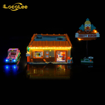 LocoLee LED Light Kit for LEGO 10352 The Simpsons : Krusty Burger Licht Set