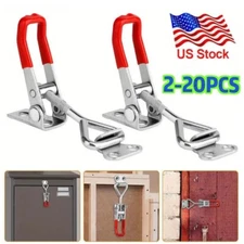 Heavy Duty Steel Toggle Latch Catches Adjustable Lock Clamp For Boxes Case New