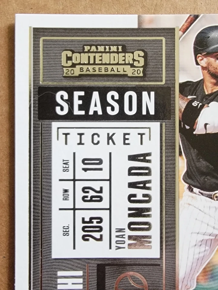 Yoan Moncada 2020 Panini Contenders Season Ticket Baseball Card #56 - Image 2 of 4