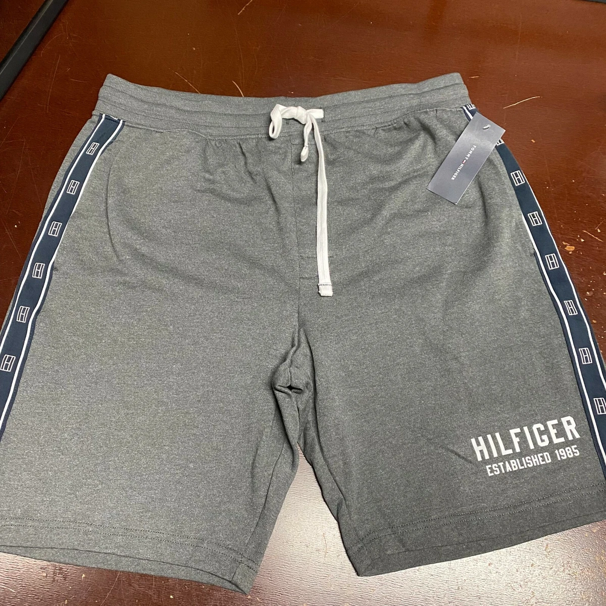Tommy Hilfiger Mens Gray Carbon Heather Elastic Waist Activewear 