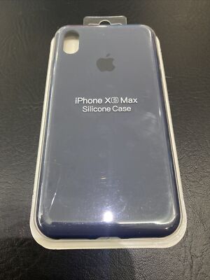 Apple iPhone XS Max Silicone Case Navy Blue