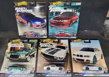 Hotwheels FAST & FURIOUS Premium 1:64 Diecast 2024 - MIX 2 - Complete Set of 5