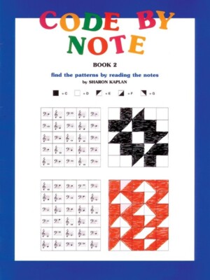 CODE BY NOTE BOOK 2 PIANO BOOK SHARON KAPLAN ALFRED BRAND NEW ON SALE