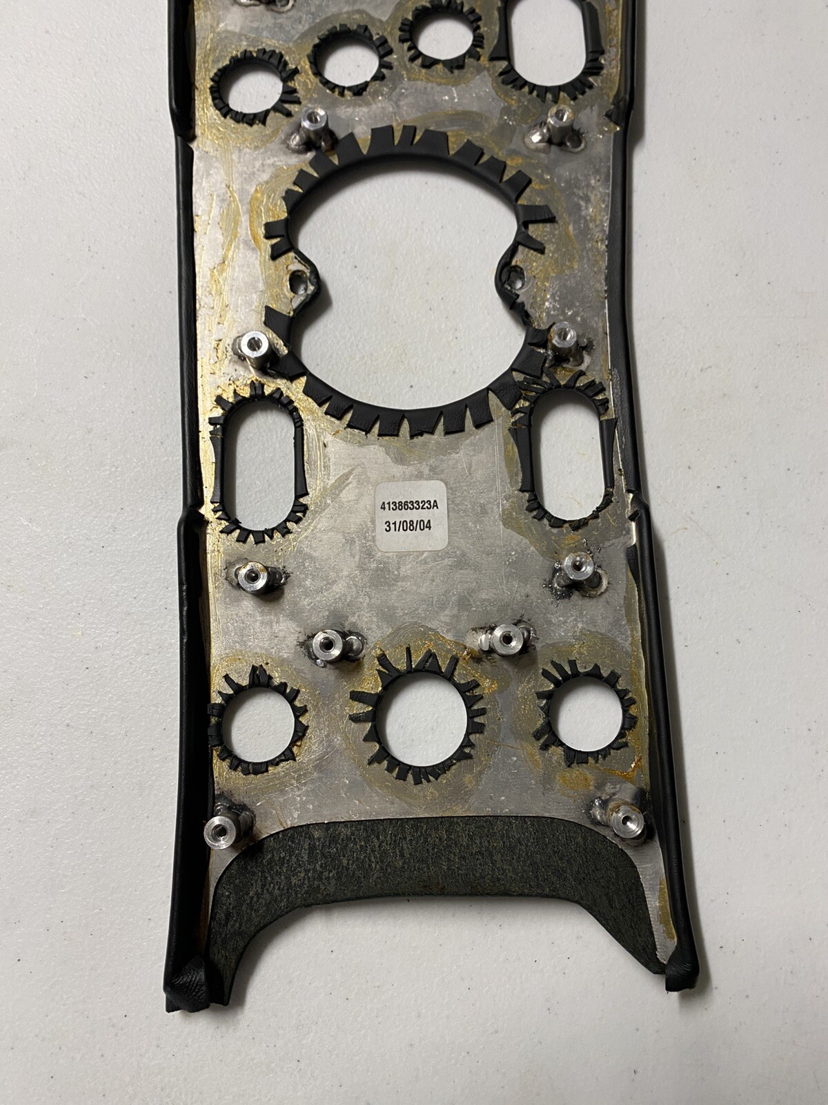 Lamborghini Murcielago LP640 OEM Center Console Leather Switch Bezel