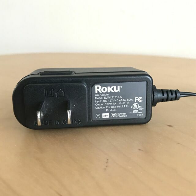 Genuine OEM Roku Power Adapter Elw121210a 12v 1a for sale online eBay