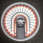 Fighting Illini Chief Illiniwek Vinyl Sticker 3" x 3"