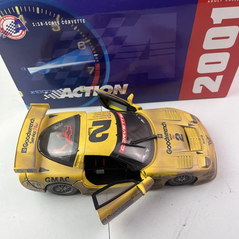 Ron Fellows #2 GM Goodwrench Service Plus Raced Ver 2001 Corvette C5R 1 de 288 Foto 3 de 4