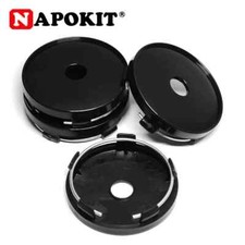 4x 60mm Black Or Silver Wheel Hubs Center Universal Wheel Rim Hub Cover Caps