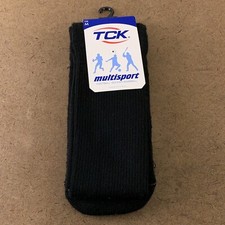 TCK Unisex Size Medium Black Multi-Sport Knee High Athletic Tube Socks NWT