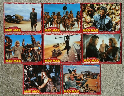 Mad Max Beyond Thunderdome German Lobby Cards 11.5X9 set of 8