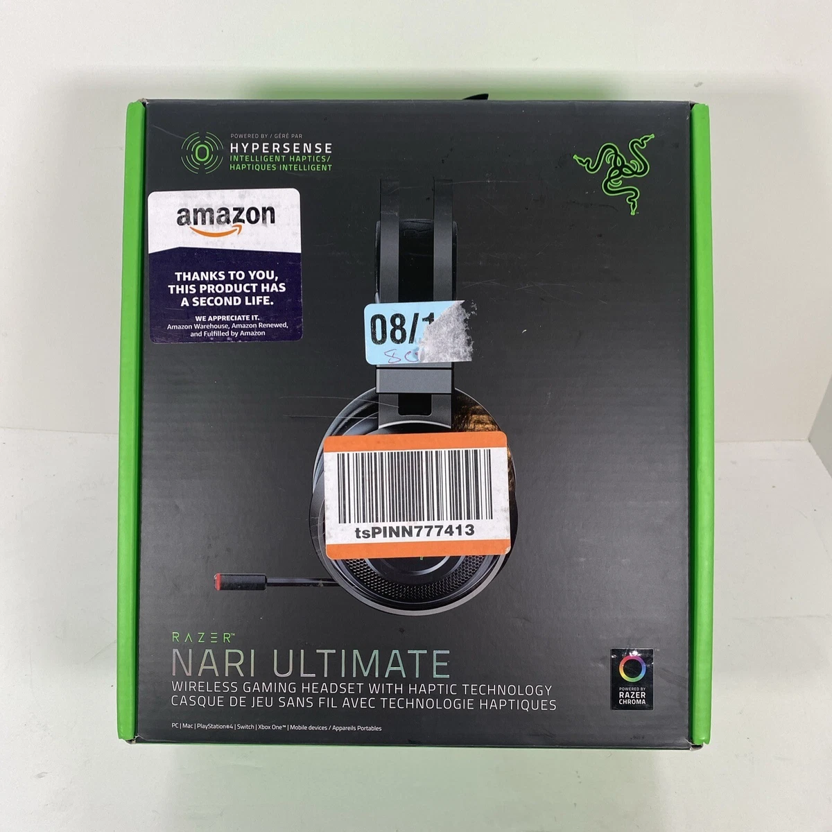 RAZER NARI ULTIMATE WIRELESS GAMING HEADSET 7.1 SURROUND SOUND