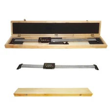 20 inch Bridgeport Horizontal Electronic Digital Caliper Ruler with Wooden Case