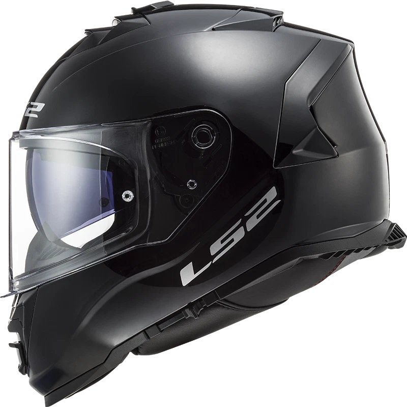 LS2 FF 800 Storm Solid Matt Schwarz Motorrad Helm Integralhelm Sonnenblende - Bild 3 von 4