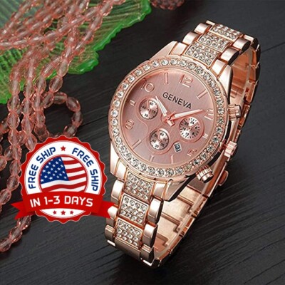 Relojes Para Mujer Reloj de Marca Relogio Feminino Dourado Joyeria Fina de Moda