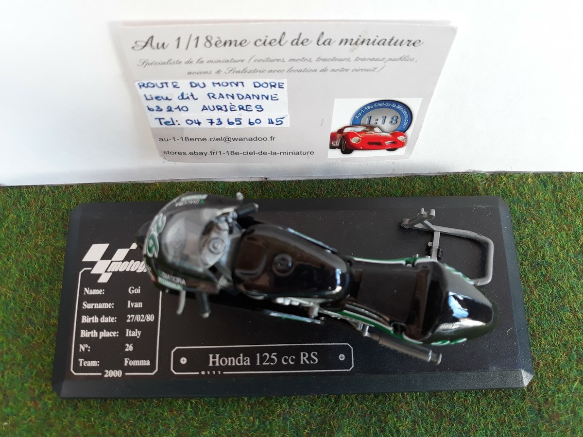 （ HONDA 125 CC RS #26 SCOT Yvan GOI 1/18 MAJORETTE 55243 moto
