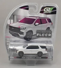 1:64 GreenLight *SHOWROOM FLOOR 7* WHITE 2024 Chevrolet Tahoe *NIP*