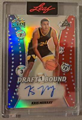 KRIS MURRAY RC AUTO 2023 Leaf Draft Bound 2/19 Autograph ROOKIE Iowa NB ID:66846