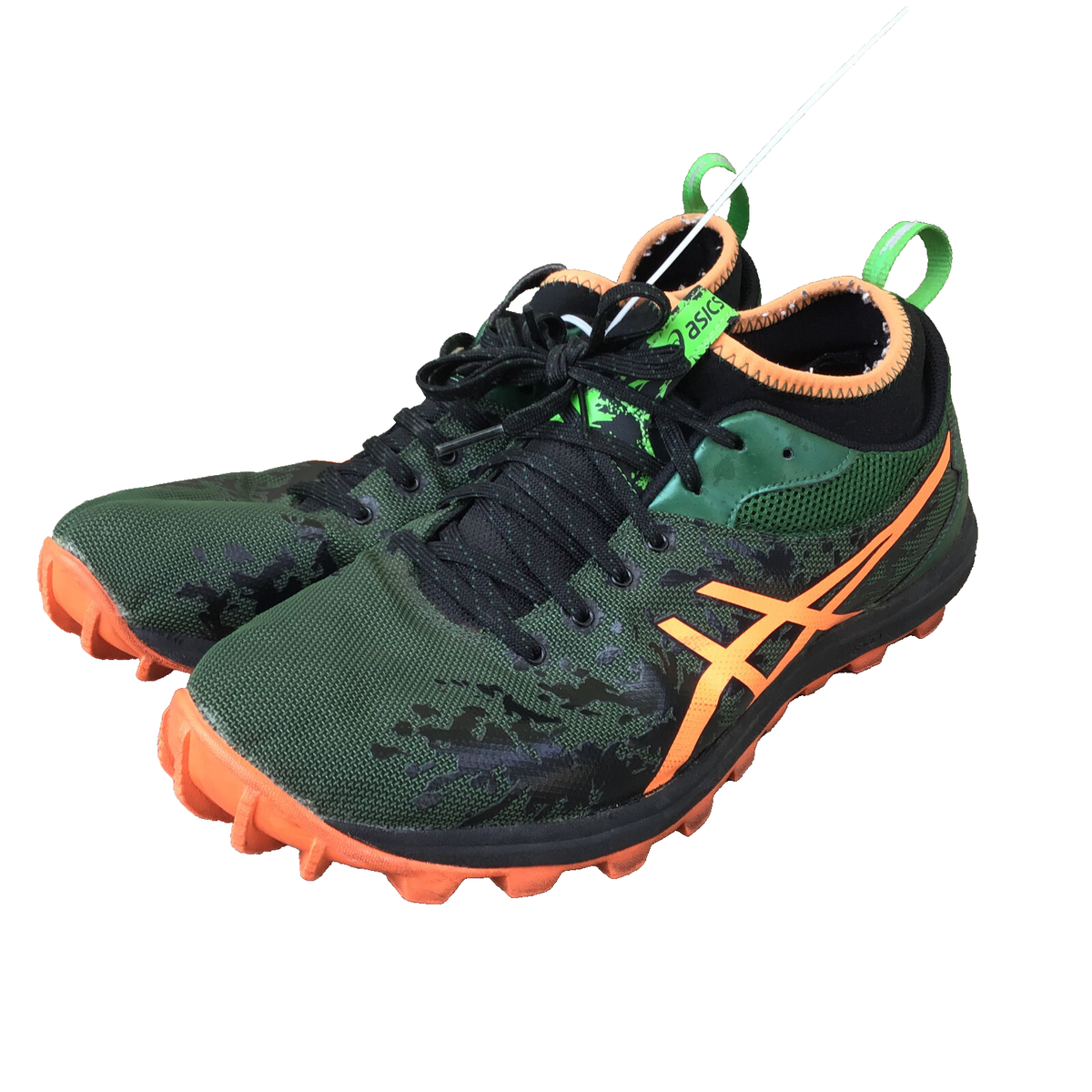 Asics Gel-Fuji Runnegade Men US 10.5 Green Trail Running T537N