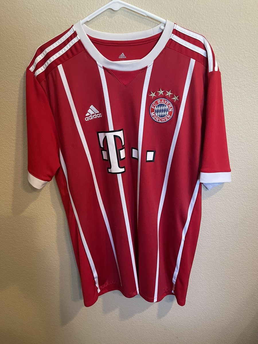 Bayern Munich Home 2017 2018 Adidas Size:XL Shirt Jersey Football
