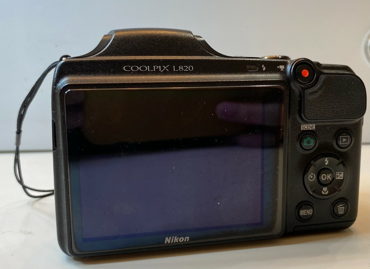 Nikon COOLPIX L820 16.0MP Digital Camera - Black 18208264025
