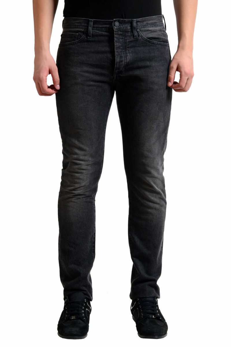 Мужские серые джинсы-скинни Marcelo Burlon с эффектом потертости US 29 30 32 34 46990₽