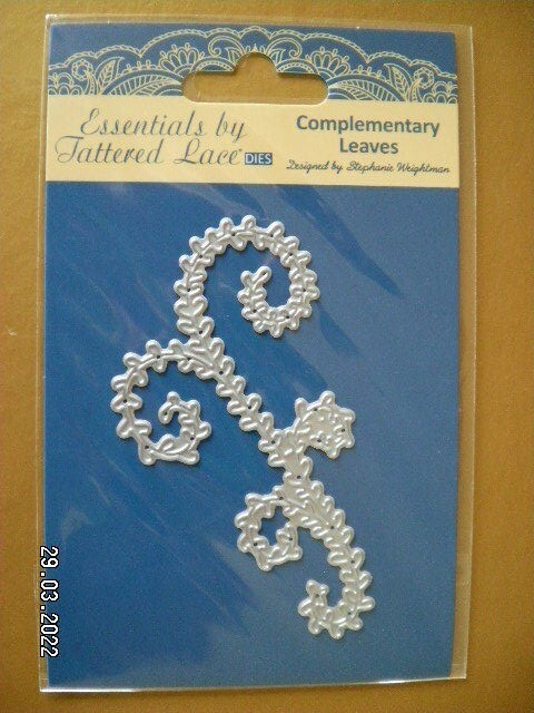 Beautiful Tattered Lace Cutting Die. 'Complimentary Leaves'  (D42)
