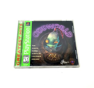 Oddworld Abe Oddysee Complete Greatest Hits for Playstation 1 PS1
