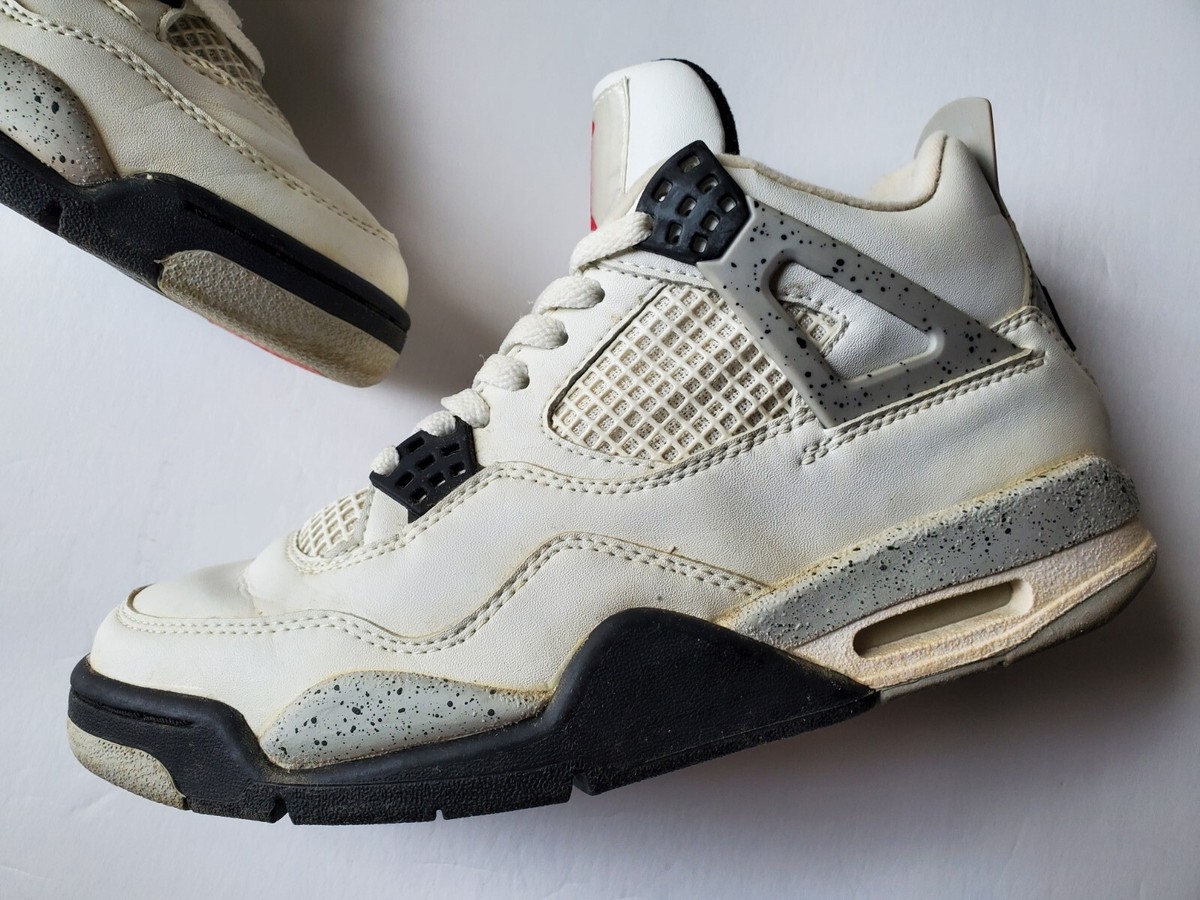 Size 9.5 - Nike Air Jordan 4 Retro Cement 1999 | eBay