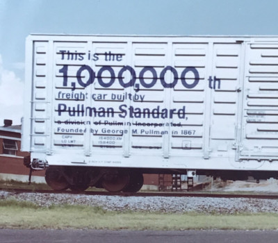 Pullman Standard Freight Car 1,000,000th Boxcar PLCX-31 Train 8x10 Photograph