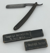 Straight Razor - Shapleigh Hardware Box - John Primble's 'Old Honesty'